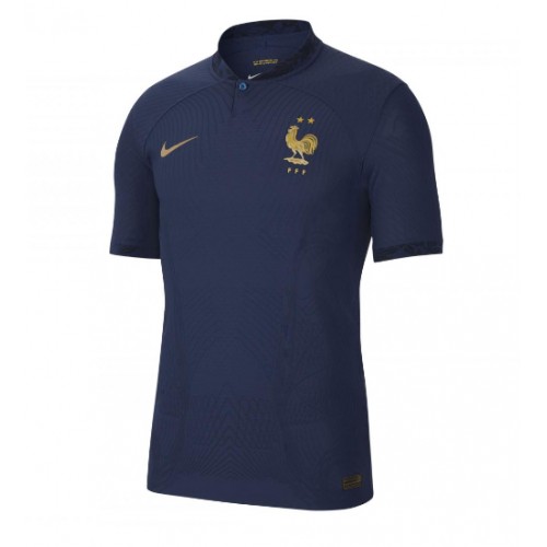 Frankrig Kylian Mbappe #10 Hjemmebanetrøje VM 2022 Kort ærmer